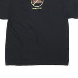 PORT & COMPANY Mens Black Eagle Football T-Shirt XL Short Sleeve Crew Neck