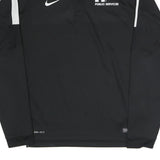 NIKE Mens Black & White City College Norwich Public Services 1/4 Zip L