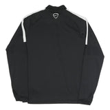 NIKE Mens Black & White City College Norwich Public Services 1/4 Zip L