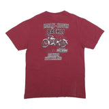HARLEY DAVIDSON Mens Maroon Graphic T-Shirt L Short Sleeve Crew Neck Bächli