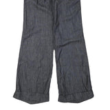 BANANA REPUBLIC Womens Regular Fit Wide Leg Denim Jeans Cotton Blend W30 L32
