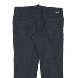 ELLESSE Mens Regular Fit Blue Cotton Blend Jeans W38 L28 Zip Classic Casual