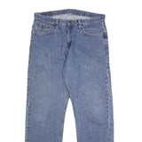 WRANGLER Mens Jeans Blue Regular Straight Denim Medium W34 L30 Classic Fit Zip