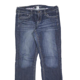 MAURICES Womens Regular Fit Blue Denim Jeans W32 L32 Comfort Cotton Blend Zip