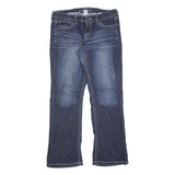 MAURICES Womens Regular Fit Blue Denim Jeans W32 L32 Comfort Cotton Blend Zip