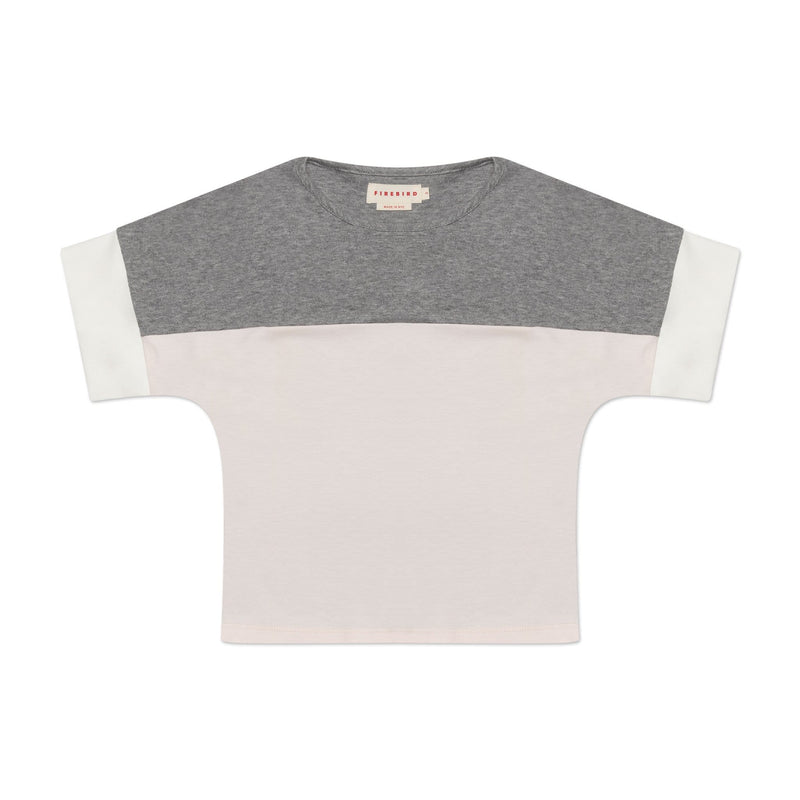 Drop Shoulder Colorblock Tee