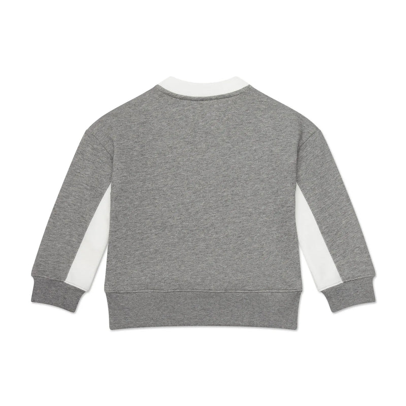 One of our favorite kids sweatshirts! Colorblock 100% Organic Cotton Fleece. Made in LA. Unisex