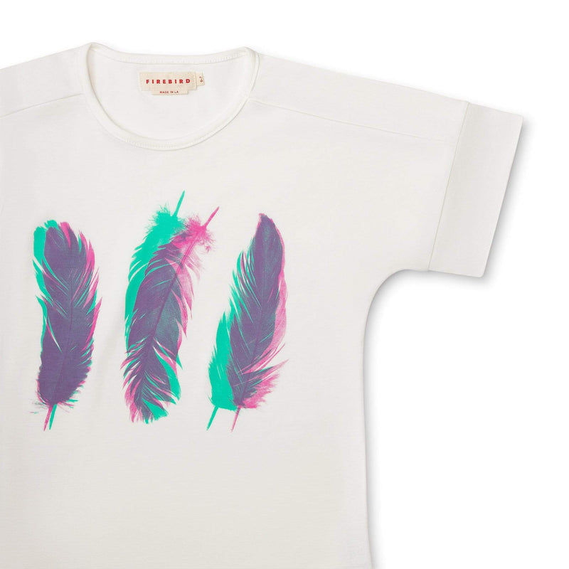 Three Feathers Graphic Tee