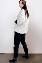 Flammé Hand-Spun Baby Alpaca Cardigan