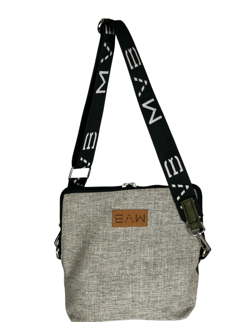 Double-Sided Crossbody Flop Bag soft earth