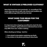 Vintage black Premier Patterned Shirt - mens x-large