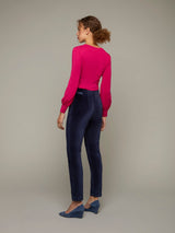 FREESIA | Cotton-Silk Knit Top