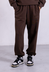 Organic Cotton Sweatsuit Set, Hot Fudge