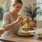 Anygleam Gold Stainless Steel Food Slicer – Multi-Function Kitchen Tool for Fruits, Vegetables & More