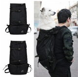 Anypet XL Black Pet Carrier Backpack with Pockets – Travel & Driving Bag for Medium to Large Dogs