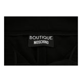 Boutique Moschino Trousers - 30W UK 10 Black Cotton