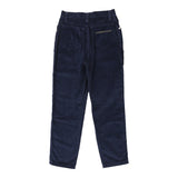Roccobarocco Cord Trousers - 28W UK 10 Blue Cotton