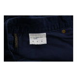 Roccobarocco Cord Trousers - 28W UK 10 Blue Cotton