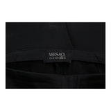 Versace V2 Classic Trousers - 30W UK 10 Black Polyamide