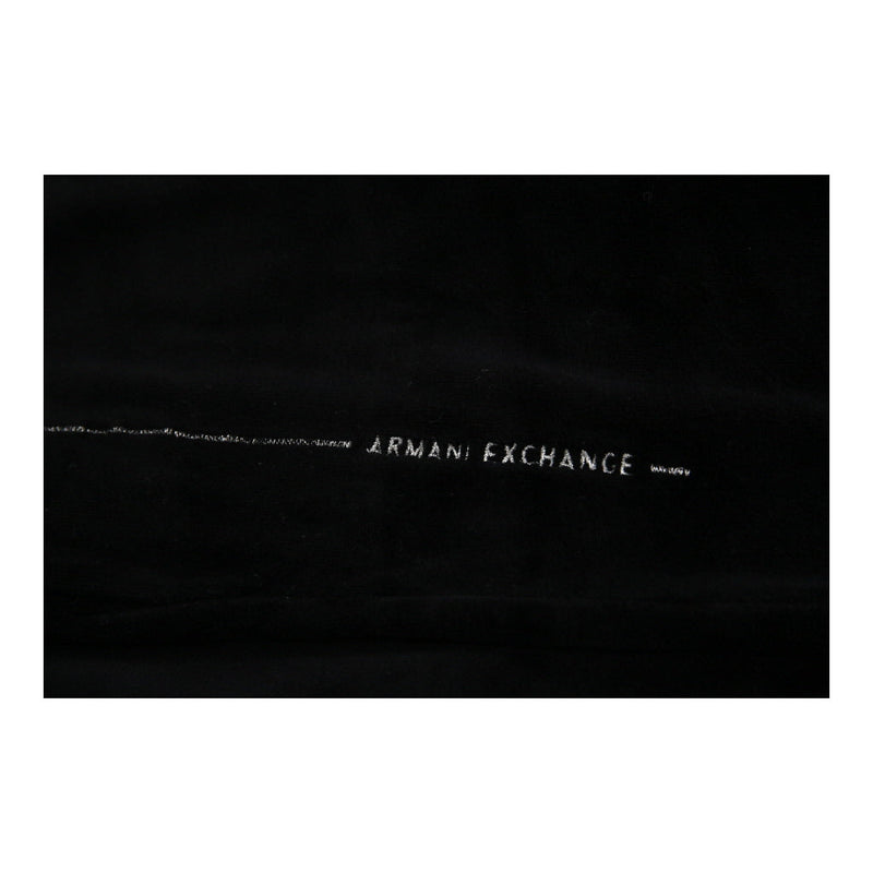 Armani Exchange Joggers - Medium Black Cotton Blend