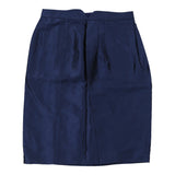 Giorgio Armani Midi Midi Skirt - 28W UK 8 Blue Wool Blend