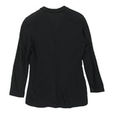 Emporio Armani Long Sleeve Top - Large Black Viscose Blend