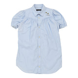 Dsquared2 Short Sleeve Shirt - Large Blue Cotton