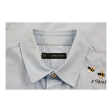 Dsquared2 Short Sleeve Shirt - Large Blue Cotton
