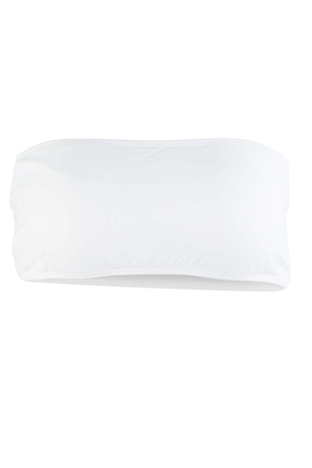 Giovanna Bandeau Bikini Top White