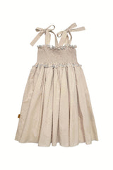 Summer Breeze Girl Dress - Taupe