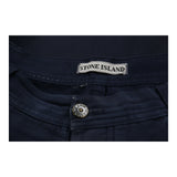Stone Island Trousers - 34W 28L Navy Cotton