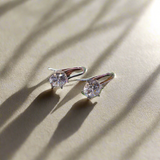 Eternal Radiance Silver Dipped Earrings