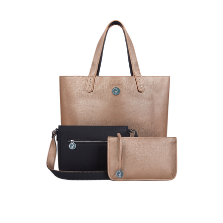 Onyx & Rose Gold Set