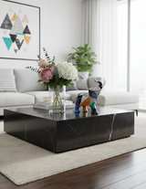 ANYHOUZ Medium Abstract with Geometric Graffiti Elephant Sculpture Figurine – Realistic Statue Ornament for Modern Home Decor