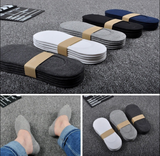 Anyfootwear 5 Pairs Size 10-14 Mixed Color Men Women Fashion Socks Cotton Long Crew Socks High Quality Office Business Sports Skateboard Knitted Casual