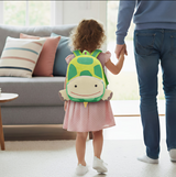 Anypack 3D Green Turtle School Backpack - Kids Plush Animal Bag