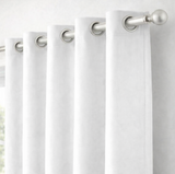 Anydrape White Luxury Retro Curtains – Modern Textured Drapes for Living Room, Bedroom & Dining Decor