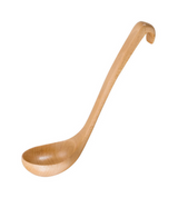 Anygleam Natural Superba 2pcs Wooden Spoon Soup Kitchen Tableware