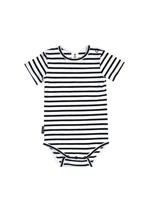 BABY BODY WITH BLACK STRIPES