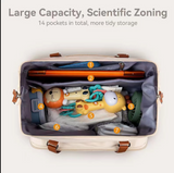 Anymom Mommy Diaper Bags White 3 pcs Set Nappy Backpack Maternity Multifunctional Handbag Large Capacity Luggage Sleeve