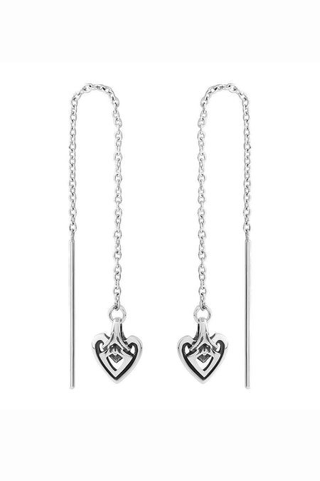 Heart Threaders Silver
