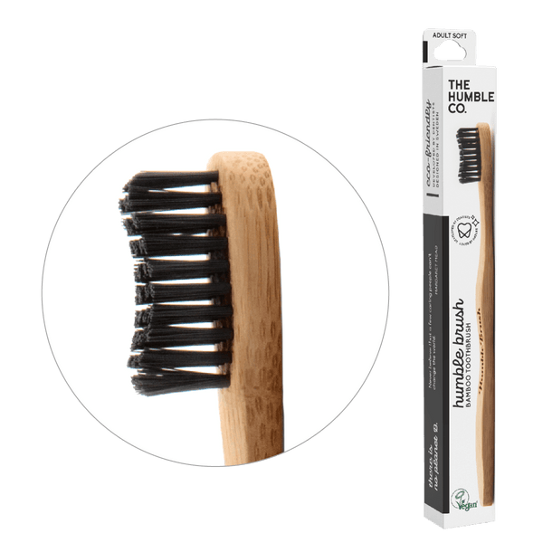 Humble Brush Adult - black, soft bristles