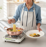 Anygleam Stock Pot Rosegold-L Stainless Steel HotPot Without Lid Single-Layer Cooking Soup Noodle Sea Food Home Kitchen Restaurant Tools