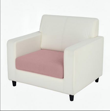 Anyhouz Sofa Back Cushion Cover – Old Rose Polyester, Thick Stretchable, 1Pc, Living Room Fit