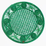 Caracoli Green Placemat - Made of Natural Palm