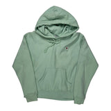 Reverse Weave Champion Hoodie - Small Green Cotton