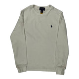 Age 5 Polo By Ralph Lauren Sweatshirt - Small Cream Cotton