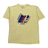 Journey For Sight Jerzees Single Stitch T-Shirt - Large Yellow Cotton