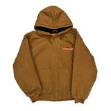 Corner Stone Graphic Jacket - XL Brown Cotton