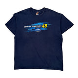 Jimmie Johnson Winners Circle Nascar T-Shirt - XL Navy Cotton